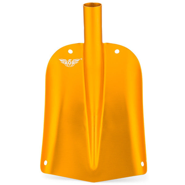 مجرفة ألومنيوم قابلة للتمديد، باللونين الذهبي والأسود