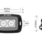 10W Mini amber LED flood light OSRM