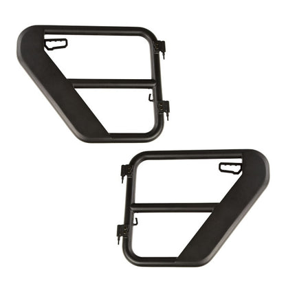 Ortis Rear Tube Doors; 18-23 Jeep Wrangler JL &amp; JT