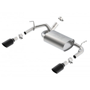 Borla Jeep Wrangler JK 12-17 ATAK Axle-Back Exhaust W/ Double Black Tips