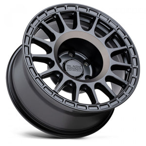 SANDSTORM Wheel, 17×8.5, 5×127, ET-22, Semi Gloss Black