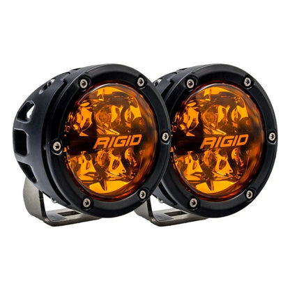 360 Series LED Round Fog Light, 4 Inch, Spot, Amber PRO, Pair