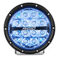 360 Series LED Round Fog Light, 6 Inch, Spot, RGBW Backlight, Pair