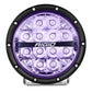 360 Series LED Round Fog Light, 6 Inch, Spot, RGBW Backlight, Pair