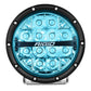 360 Series LED Round Fog Light, 6 Inch, Spot, RGBW Backlight, Pair