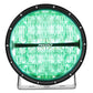 360 Series LED Round Fog Light, 9 Inch, Driving, RGBW Backlight, Pair