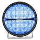 360 Series LED Round Fog Light, 9 Inch, Driving, RGBW Backlight, Pair