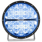 360 Series LED Round Fog Light, 9 Inch, Spot, RGBW Backlight, Single