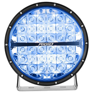 360 Series LED Round Fog Light, 9 Inch, Spot, RGBW Backlight, Single