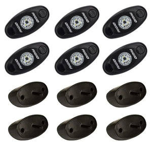 Rock Light LED Kit, Blue 6 piece