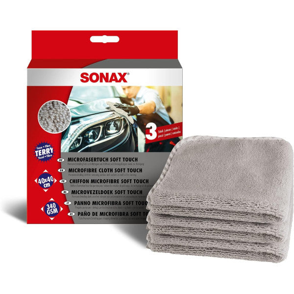 Sonax Microfibre Cloth Soft Touch (3 pcs)