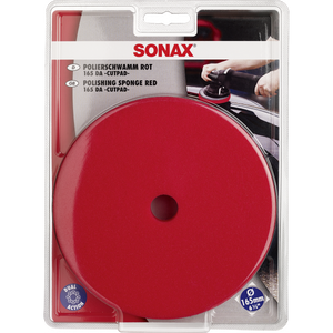 Sonax Polishing Pad for Dual Action - Cutting - Red (6 inch - 165mm)