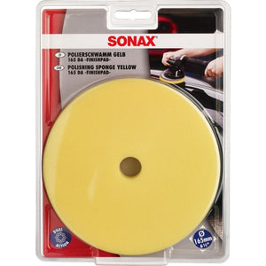 Sonax Polishing Pad for Dual Action - Finishing - Yellow (6 inch - 165mm)