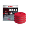 Sonax Polishing Pad for Dual Action and Rotary - Hard - Red (3 inch - 80mm) - 4pc