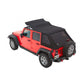 Jeep Wrangler JK 4DR 07-17 Trektop NX, Soft Top, Black Diamond