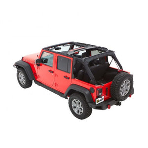 Jeep Wrangler JK 4DR 07-17 Trektop NX, Soft Top, Black Diamond