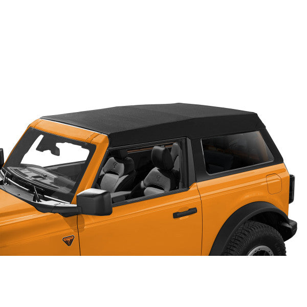 Ford Bronco 2DR 21-24 Trektop Slantback, Soft Top, Black Twill Premium