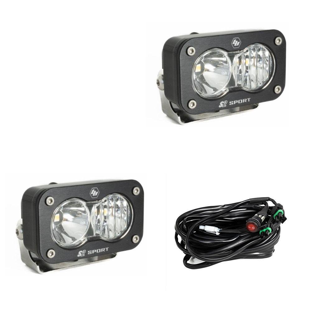 S2 Sport Black LED Pair