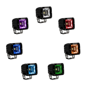 مجموعة إضاءة LED Radiance Plus RGB، مشهد، زوج