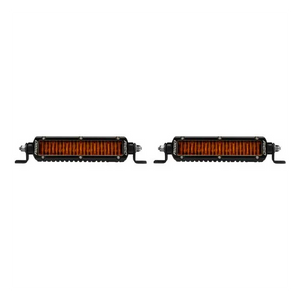 SR-Series Pro LED Light Bar, 6 Inch, SAE, Amber PRO, Pair