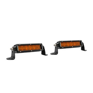 SR-Series Pro LED Light Bar, 6 Inch, SAE, Amber PRO, Pair