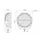 102W Meteor 9” LED with Daytime Running Light - Driving Light (Each)
