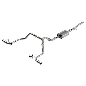 Chevrolet Silverado / GMC Sierra 1500 19-24 S-Type Cat-Back Exhaust, 5.3L, 2DR