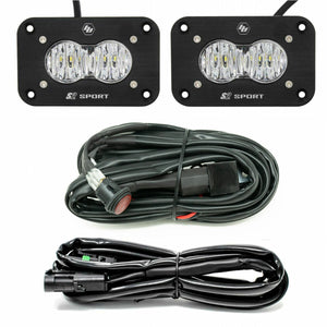 S2 sport black Flush Mount LED Light Pod Reverse Kit