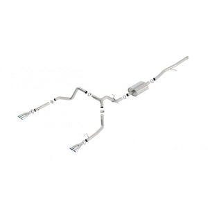 Chevrolet Silverado / GMC Sierra 1500 19-24 S-Type Cat-Back Exhaust, Quadruple Tips, 5.3L