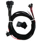 NACHO Quatro Spot Beam Output - Ideal for Down The Road Visibility - Size 4" - Pair + 40AMP VEHICLE HARNESS W DUAL SWITCH