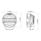 Scope 7" combo driving light