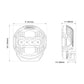 Scope 9" combo driving light