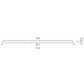 150W Bright Sabre Single Row Lightbar 1004mm (40”) Straight