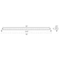 120W Bright Sabre Single Row Lightbar 812mm (32”) Straight
