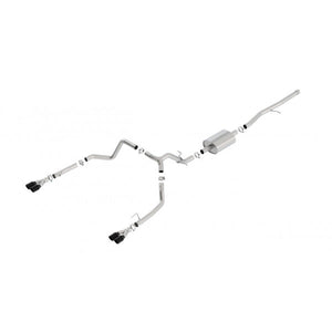 Chevrolet Silverado / GMC Sierra 1500 19-24 S-Type Cat-Back Exhaust, Quadruple Black Tips, 5.3L