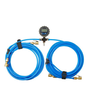 طقم خرطوم نفخ وتفريغ الإطارات من Air4 مع مقياس – 4 إطارات