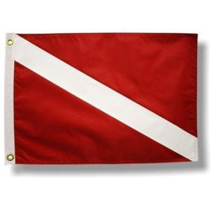 Flag 12 x 18" - Diver Down