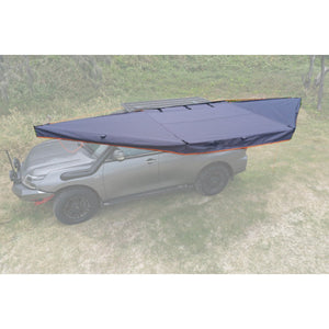 Professional Series Eagle Wing Awning, 2m, 180 Degree, Free Standing, Grey