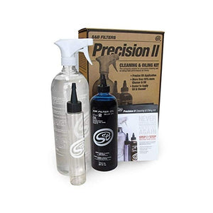 طقم التنظيف والزيت لـ Precision II (أزرق) 