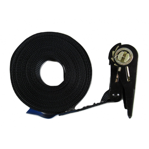 Off Road Ratchet Tie Down Strap, Heavy Duty, 5cm Wide, 5m Long, 2 Ton Breaking Strenght, Black