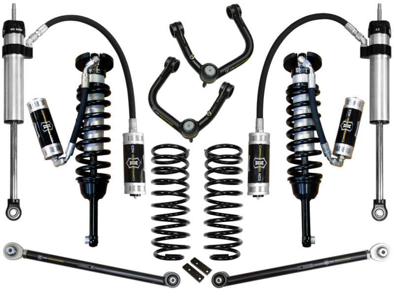 FJ Cruiser | Rogue Dynamics Upper Control Arms,Rear & Front Coilover Pair with Hi/Lo Compression adjusters