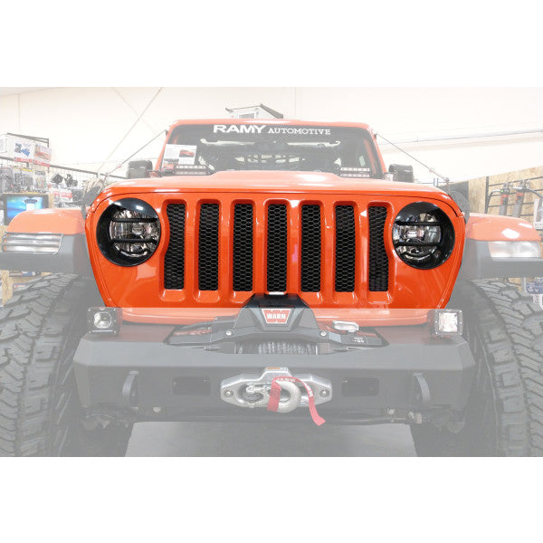 Jeep Wrangler JL 18-20 Aggressive Head Light Bezel