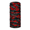 Face Shield - Fire Red Military Camo