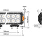 ST3303 PRO 18.4 INCH Double Row Ultra High Output LED Stedi
