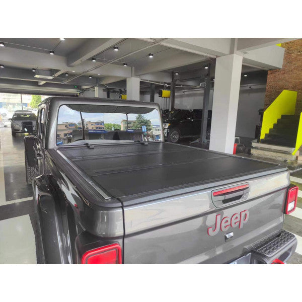 Jeep Wrangler JT Gladiator 19-24, Premium Pro Low Profile Hard Fold Tonneau Cover